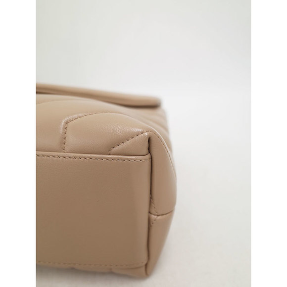 Saint Laurent Paris Lulu Small Shoulder Bag Beige - Picture 9 of 9